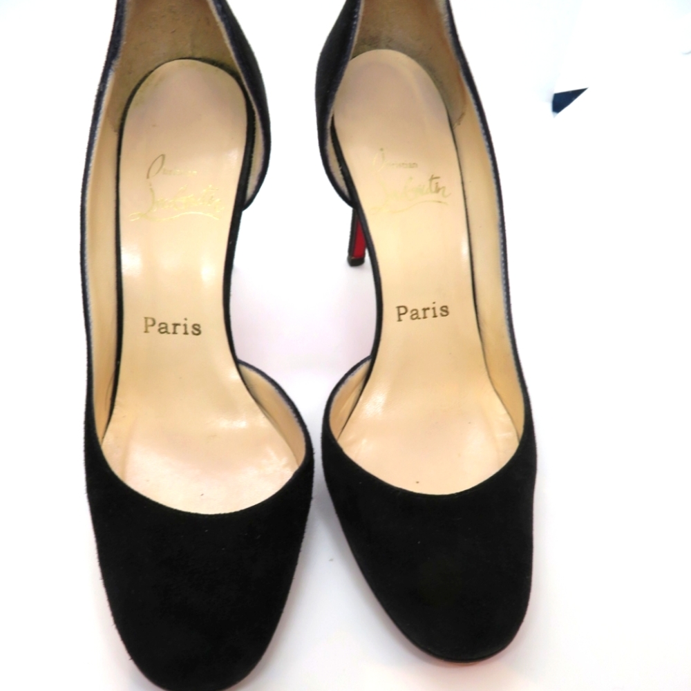 Christian Louboutin Black Suede Shoes